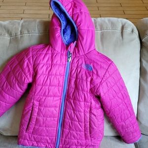 North face puffer reversible
